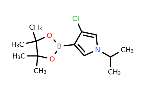 3-Chloro-1-isopropyl-4-(4,4,5,5-tetramethyl-1,3,2-dioxaborolan-2-YL)-pyrrole