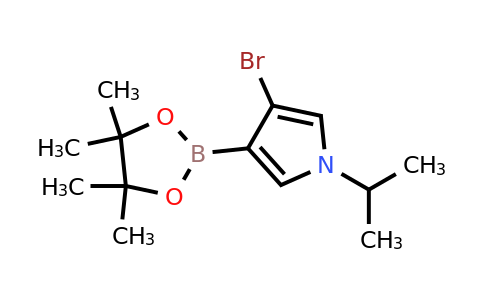 3-Bromo-1-isopropyl-4-(4,4,5,5-tetramethyl-1,3,2-dioxaborolan-2-YL)-pyrrole