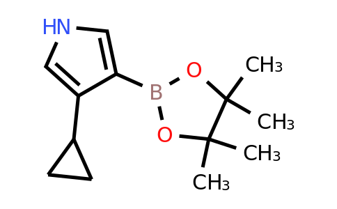 3-Cyclopropyl-4-(4,4,5,5-tetramethyl-1,3,2-dioxaborolan-2-YL)-pyrrole