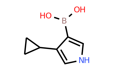 (4-Cyclopropyl-1H-pyrrol-3-YL)boronic acid