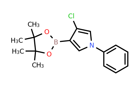 3-Chloro-1-phenyl-4-(4,4,5,5-tetramethyl-1,3,2-dioxaborolan-2-YL)-pyrrole