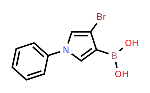 4-Bromo-1-phenyl-pyrrol-3-ylboronic acid