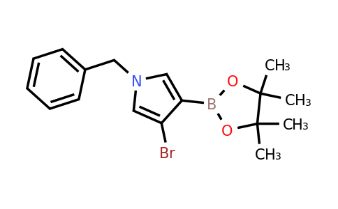 1-Benzyl-3-bromo-4-(4,4,5,5-tetramethyl-1,3,2-dioxaborolan-2-YL)-pyrrole