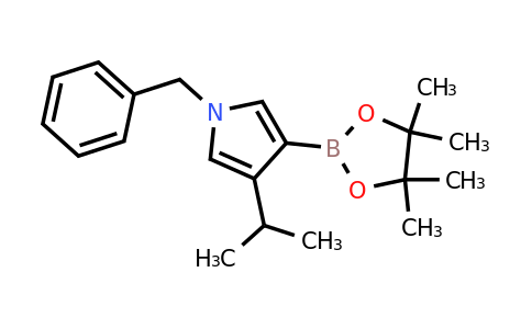 1-Benzyl-3-isopropyl-4-(4,4,5,5-tetramethyl-1,3,2-dioxaborolan-2-YL)-pyrrole
