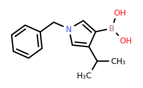 1-Benzyl-4-isopropyl-pyrrol-3-ylboronic acid