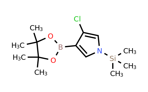 3-Chloro-4-(4,4,5,5-tetramethyl-1,3,2-dioxaborolan-2-YL)-1-(trimethylsilyl)-pyrrole