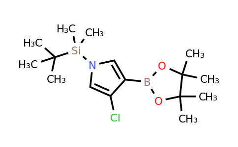 1-(Tert-butyldimethylsilyl)-3-chloro-4-(4,4,5,5-tetramethyl-1,3,2-dioxaborolan-2-YL)-pyrrole
