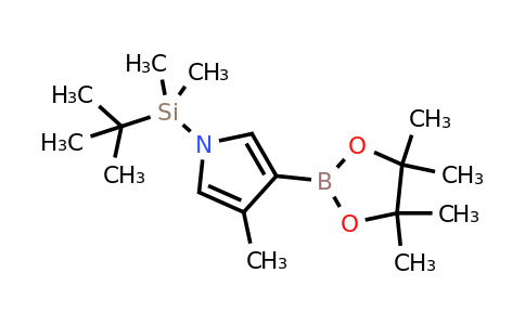 1-(Tert-butyldimethylsilyl)-3-methyl-4-(4,4,5,5-tetramethyl-1,3,2-dioxaborolan-2-YL)-pyrrole