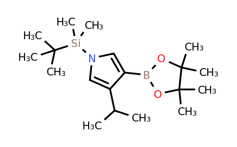 1-(Tert-butyldimethylsilyl)-3-isopropyl-4-(4,4,5,5-tetramethyl-1,3,2-dioxaborolan-2-YL)-pyrrole