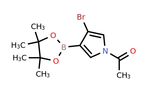 1-(3-Bromo-4-(4,4,5,5-tetramethyl-1,3,2-dioxaborolan-2-YL)-pyrrol-1-YL)ethanone