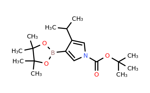 Tert-butyl 3-isopropyl-4-(4,4,5,5-tetramethyl-1,3,2-dioxaborolan-2-YL)-pyrrole-1-carboxylate