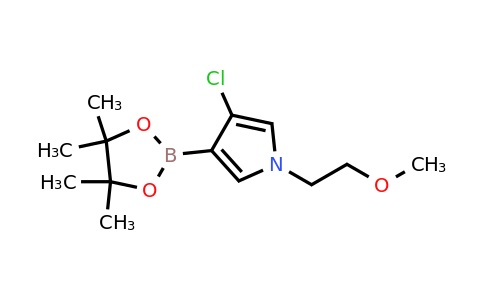 3-Chloro-1-(2-methoxyethyl)-4-(4,4,5,5-tetramethyl-1,3,2-dioxaborolan-2-YL)-pyrrole