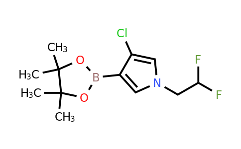 3-Chloro-1-(2,2-difluoroethyl)-4-(4,4,5,5-tetramethyl-1,3,2-dioxaborolan-2-YL)-pyrrole