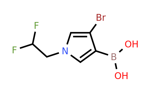 4-Bromo-1-(2,2-difluoroethyl)-pyrrol-3-ylboronic acid