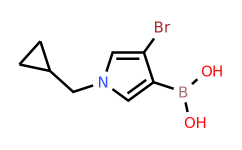 4-Bromo-1-(cyclopropylmethyl)-pyrrol-3-ylboronic acid