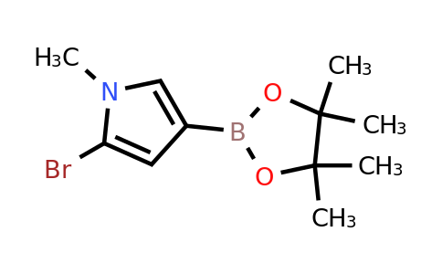 2-Bromo-1-methyl-4-(4,4,5,5-tetramethyl-1,3,2-dioxaborolan-2-YL)-pyrrole