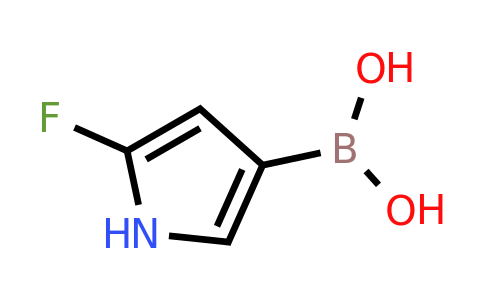 (5-Fluoro-1H-pyrrol-3-YL)boronic acid