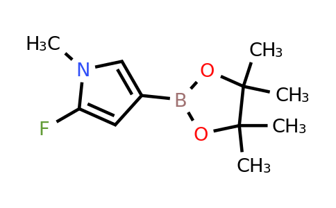 2-Fluoro-1-methyl-4-(4,4,5,5-tetramethyl-1,3,2-dioxaborolan-2-YL)-pyrrole
