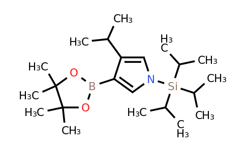 3-Isopropyl-4-(4,4,5,5-tetramethyl-1,3,2-dioxaborolan-2-YL)-1-(triisopropylsilyl)-pyrrole