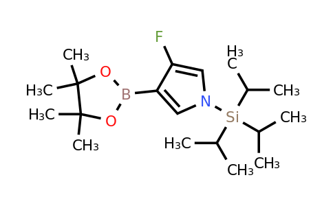 3-Fluoro-4-(4,4,5,5-tetramethyl-1,3,2-dioxaborolan-2-YL)-1-(triisopropylsilyl)-pyrrole