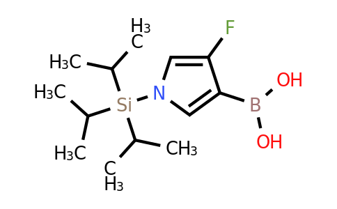 4-Fluoro-1-(triisopropylsilyl)-pyrrol-3-ylboronic acid