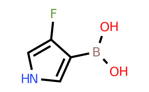 (4-Fluoro-1H-pyrrol-3-YL)boronic acid