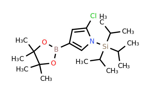 2-Chloro-4-(4,4,5,5-tetramethyl-1,3,2-dioxaborolan-2-YL)-1-(triisopropylsilyl)-pyrrole