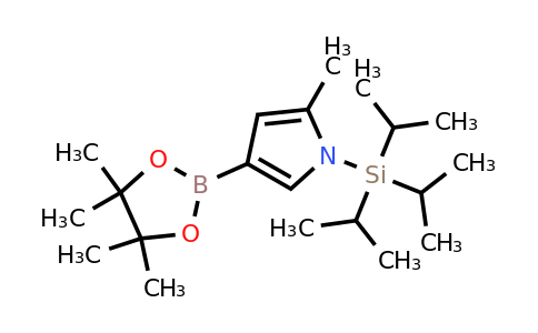 2-Methyl-4-(4,4,5,5-tetramethyl-1,3,2-dioxaborolan-2-YL)-1-(triisopropylsilyl)-pyrrole