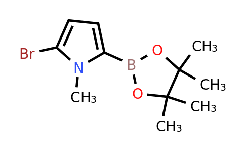 2-Bromo-1-methyl-5-(4,4,5,5-tetramethyl-1,3,2-dioxaborolan-2-YL)-pyrrole
