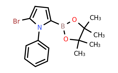 2-Bromo-1-phenyl-5-(4,4,5,5-tetramethyl-1,3,2-dioxaborolan-2-YL)-pyrrole