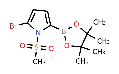 2-Bromo-1-(methylsulfonyl)-5-(4,4,5,5-tetramethyl-1,3,2-dioxaborolan-2-YL)-pyrrole