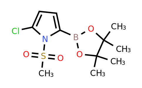 2-Chloro-1-(methylsulfonyl)-5-(4,4,5,5-tetramethyl-1,3,2-dioxaborolan-2-YL)-pyrrole