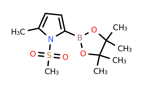 2-Methyl-1-(methylsulfonyl)-5-(4,4,5,5-tetramethyl-1,3,2-dioxaborolan-2-YL)-pyrrole