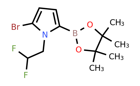 2-Bromo-1-(2,2-difluoroethyl)-5-(4,4,5,5-tetramethyl-1,3,2-dioxaborolan-2-YL)-pyrrole