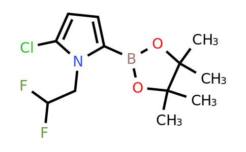 2-Chloro-1-(2,2-difluoroethyl)-5-(4,4,5,5-tetramethyl-1,3,2-dioxaborolan-2-YL)-pyrrole