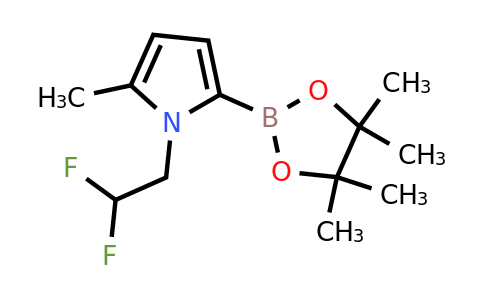 1-(2,2-Difluoroethyl)-2-methyl-5-(4,4,5,5-tetramethyl-1,3,2-dioxaborolan-2-YL)-pyrrole