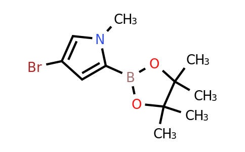 4-Bromo-1-methyl-2-(4,4,5,5-tetramethyl-1,3,2-dioxaborolan-2-YL)-pyrrole