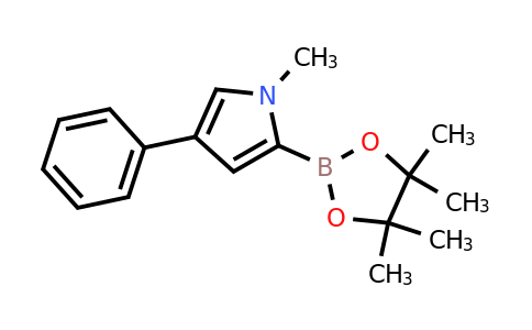 1-Methyl-4-phenyl-2-(4,4,5,5-tetramethyl-1,3,2-dioxaborolan-2-YL)-pyrrole