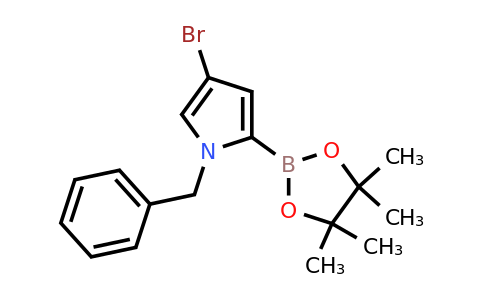 1-Benzyl-4-bromo-2-(4,4,5,5-tetramethyl-1,3,2-dioxaborolan-2-YL)-pyrrole