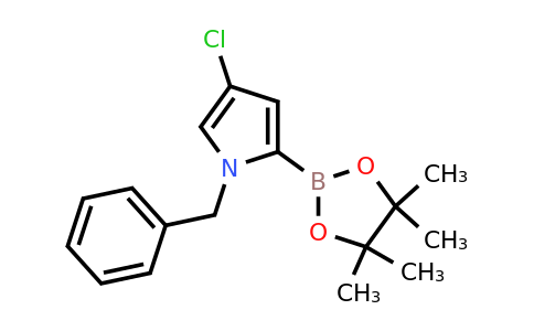 1-Benzyl-4-chloro-2-(4,4,5,5-tetramethyl-1,3,2-dioxaborolan-2-YL)-pyrrole