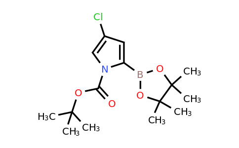 Tert-butyl 4-chloro-2-(4,4,5,5-tetramethyl-1,3,2-dioxaborolan-2-YL)-pyrrole-1-carboxylate