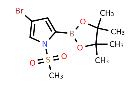 4-Bromo-1-(methylsulfonyl)-2-(4,4,5,5-tetramethyl-1,3,2-dioxaborolan-2-YL)-pyrrole
