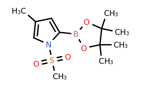4-Methyl-1-(methylsulfonyl)-2-(4,4,5,5-tetramethyl-1,3,2-dioxaborolan-2-YL)-pyrrole
