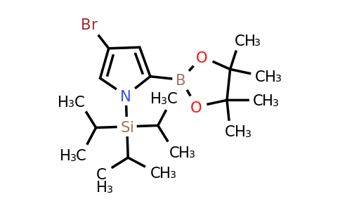 4-Bromo-2-(4,4,5,5-tetramethyl-1,3,2-dioxaborolan-2-YL)-1-(triisopropylsilyl)-pyrrole
