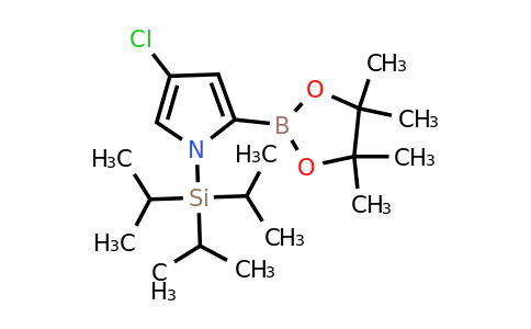 4-Chloro-2-(4,4,5,5-tetramethyl-1,3,2-dioxaborolan-2-YL)-1-(triisopropylsilyl)-pyrrole
