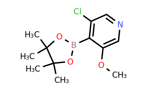 3-Chloro-5-methoxy-4-(4,4,5,5-tetramethyl-1,3,2-dioxaborolan-2-YL)pyridine