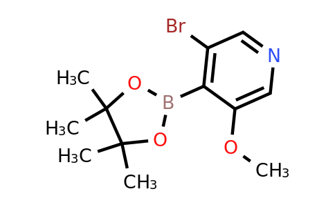 3-Bromo-5-methoxy-4-(4,4,5,5-tetramethyl-1,3,2-dioxaborolan-2-YL)pyridine