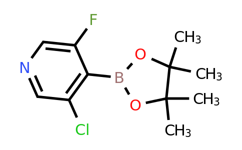 3-Chloro-5-fluoro-4-(4,4,5,5-tetramethyl-1,3,2-dioxaborolan-2-YL)pyridine