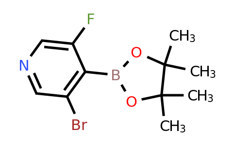 3-Bromo-5-fluoro-4-(4,4,5,5-tetramethyl-1,3,2-dioxaborolan-2-YL)pyridine