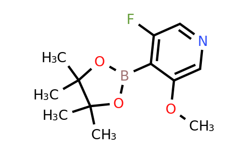 3-Fluoro-5-methoxy-4-(4,4,5,5-tetramethyl-1,3,2-dioxaborolan-2-YL)pyridine